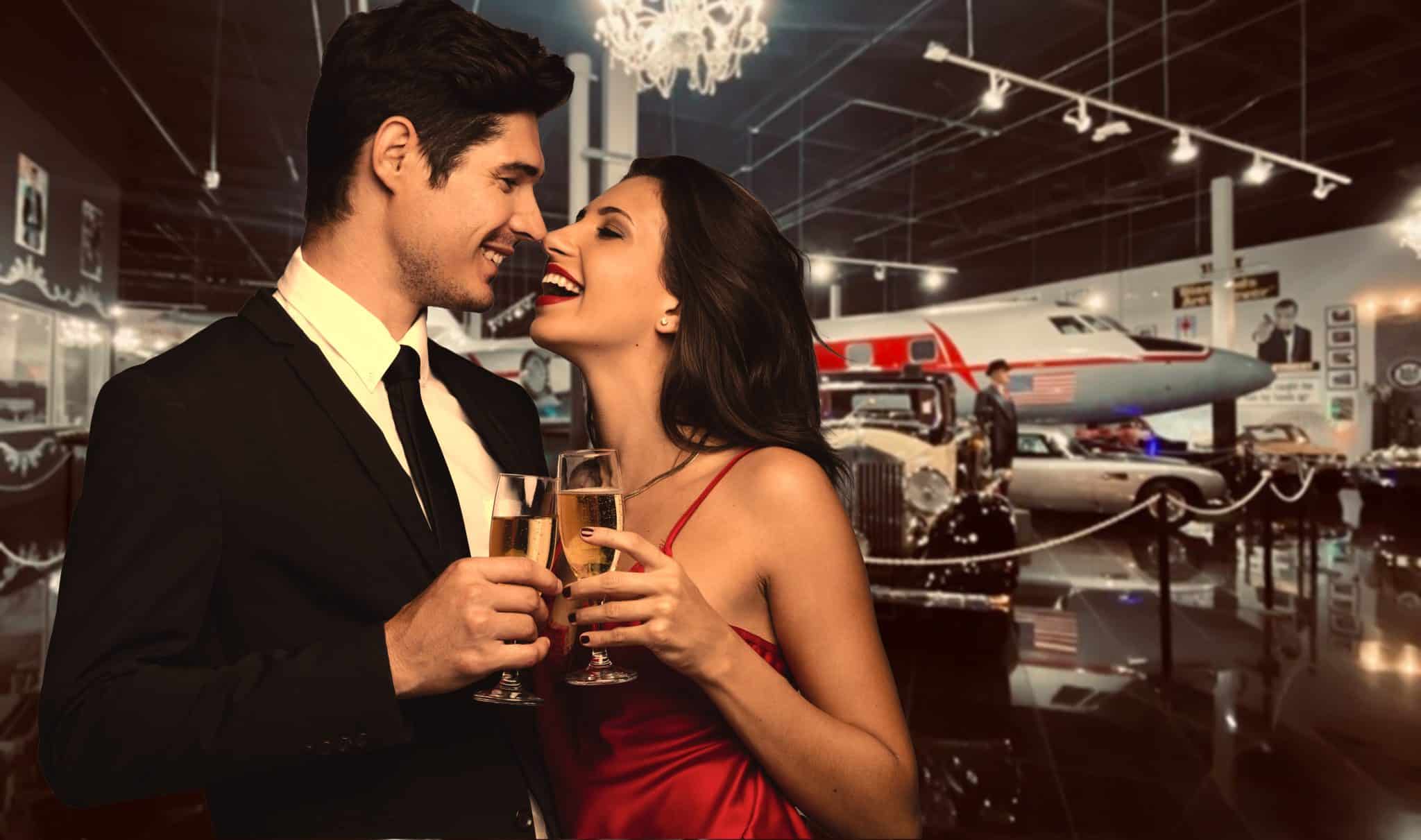 Valentines Day celebrated inside 007 James Bond Museum at Dezerland Park