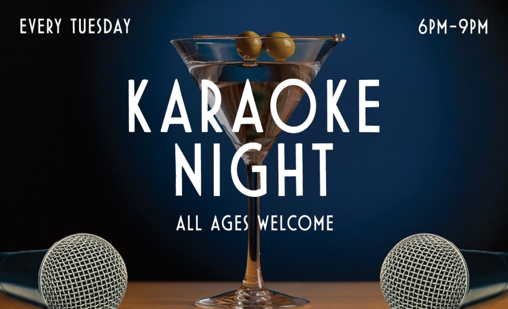 Karaoke Night Every Tuesday at 007 Kitchen & Bar