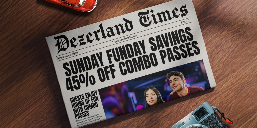 Sunday Funday Savings: Save 45% on Combo Passes